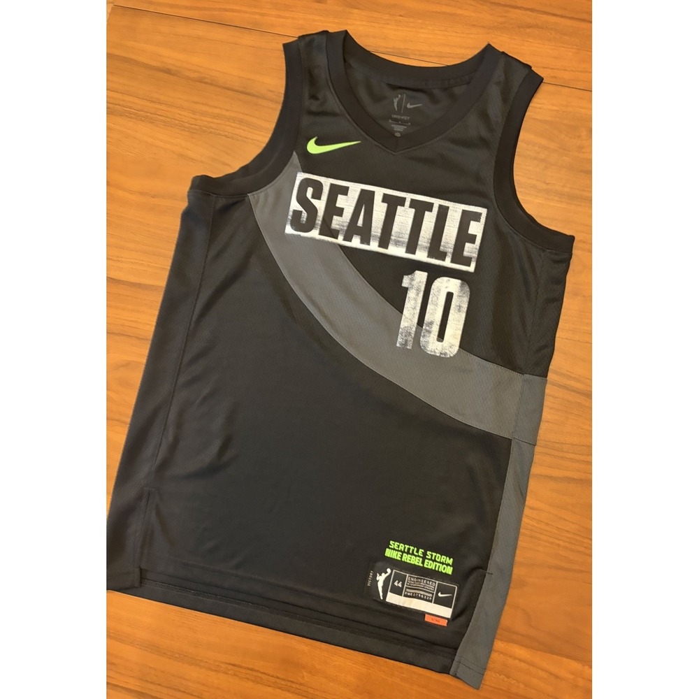 Nike WNBA Seattle Storm Jersey Sue Bird #10 Unisex Medium Rebel Edition Victory